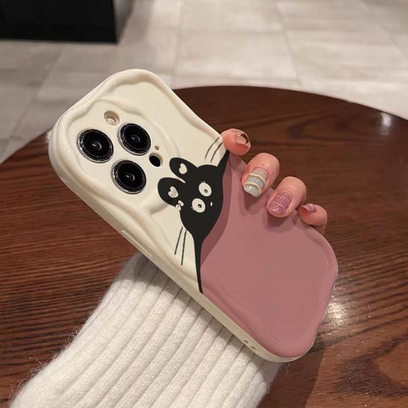 Creative Cat-themed Apple iPhone 13 Pro Drop Protection Case - Image 2