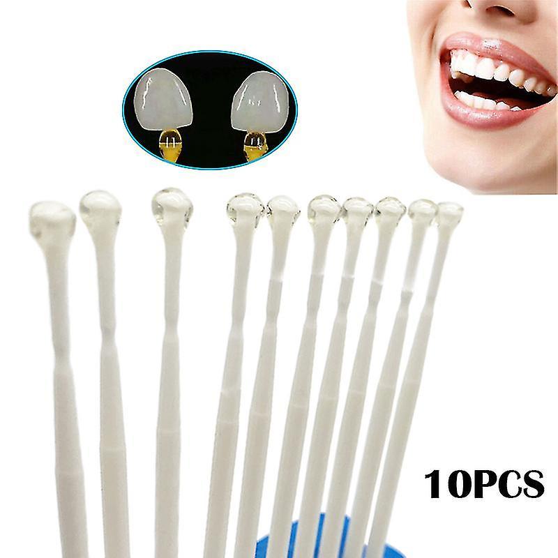 Dental Adhesive 10Pcs 110Mm Length - High Viscosity Reusable Bonding Sticks Clear Adhesive Rods for Dental Clinical Use - Image 1