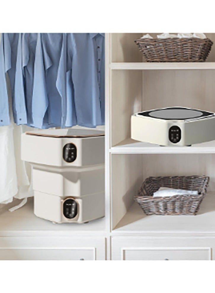 Bukela Portable Washing Machine, 13L Mini Washer with, Noise Cancellation, and Drying Feature, Travel Foldable Washing Machine with Blue Light Sterilizer for Underwear, Socks, and Baby Clothes - Image 5