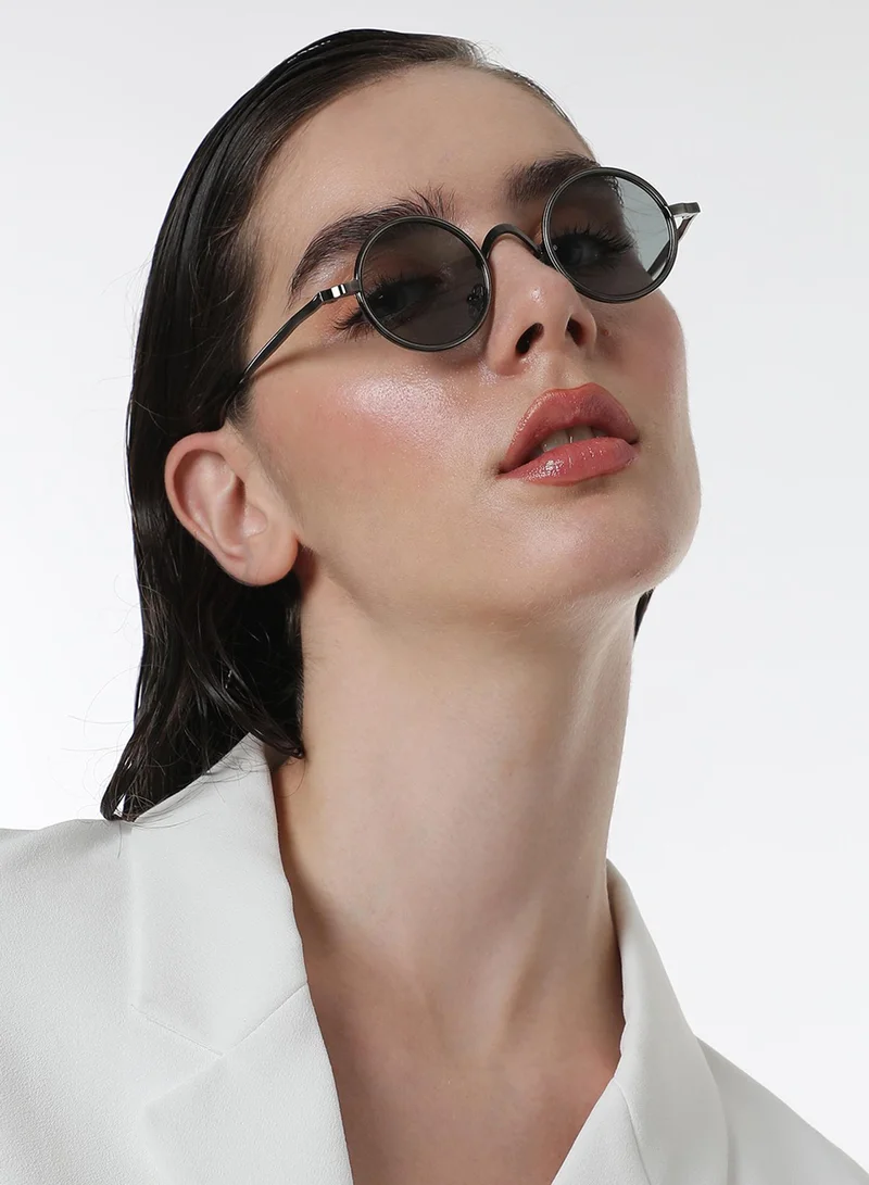 صوص هاوت نظارات شمسية دائرية سبيس جراي