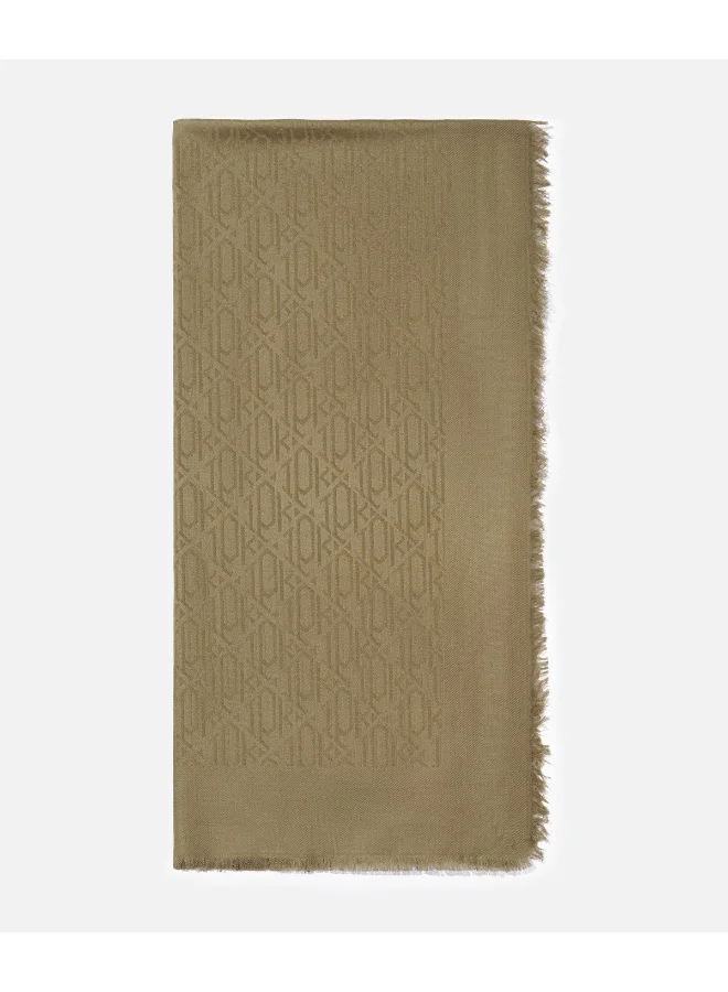 Ipekyol Monogram Shawl 130X130 Cm