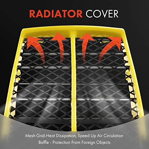 A-Premium Yellow Plastic Gas Tank Side Covers with Grill Compatible with Yamaha Banshee 350 1987-2006 2-PC Set - Image 5