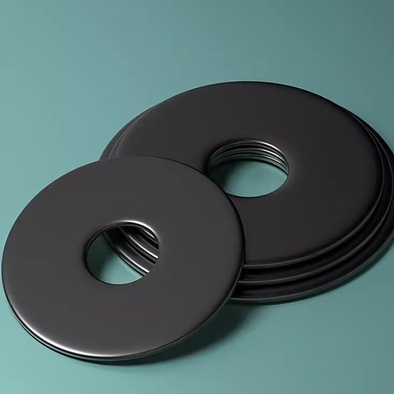 Instockbolts غسالة فندر سوداء M5 × 15 مم OD، غسالة مسطحة من الفولاذ المقاوم للصدأ 18-8 (304)، 5 مم ID × 15 مم OD، 200 قطعة - Image 2