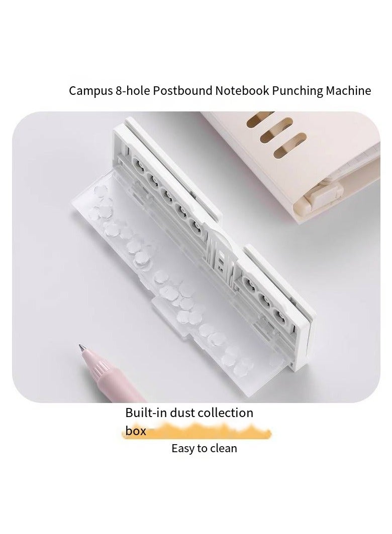 general 8 Hole Punch, Loose Leaf Paper Puncher for A4/A5/B5 Size, Portable Handheld Metal Circle Punch Paper Puncher - Image 4