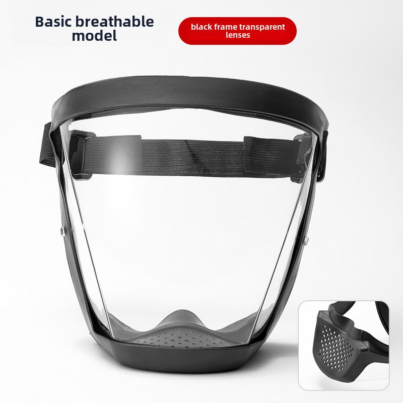 Generic Anti-Fog Dustproof Safety GogglesBasic Breathable Black Frame Transparent Lenses Basic Breathable Black Frame Transparent Lenses