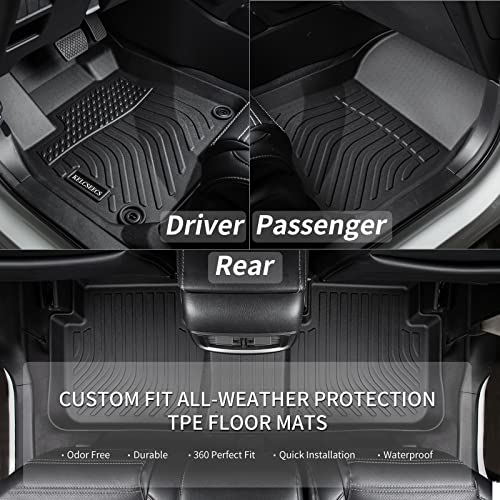 KELCSEECS® Floor Mats Custom Fit for Hyundai Elantra 2025 2024 2023 2022 2021& Elantra N All Weather Protection TPE Heavy Automotive Floor Liners 1st & 2nd Row Full Set Accessories, Black - Image 2
