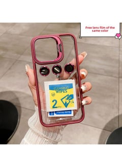 Digital Cputer/iphone Protective Case For IPhone Mini/13/13 Pro/13 Pro Max Pu Leather Material Slim Design Lightweight Stylish-Color:Bracket Transparent Missing Label 】-Applicable Model:iPhone 13 PRO