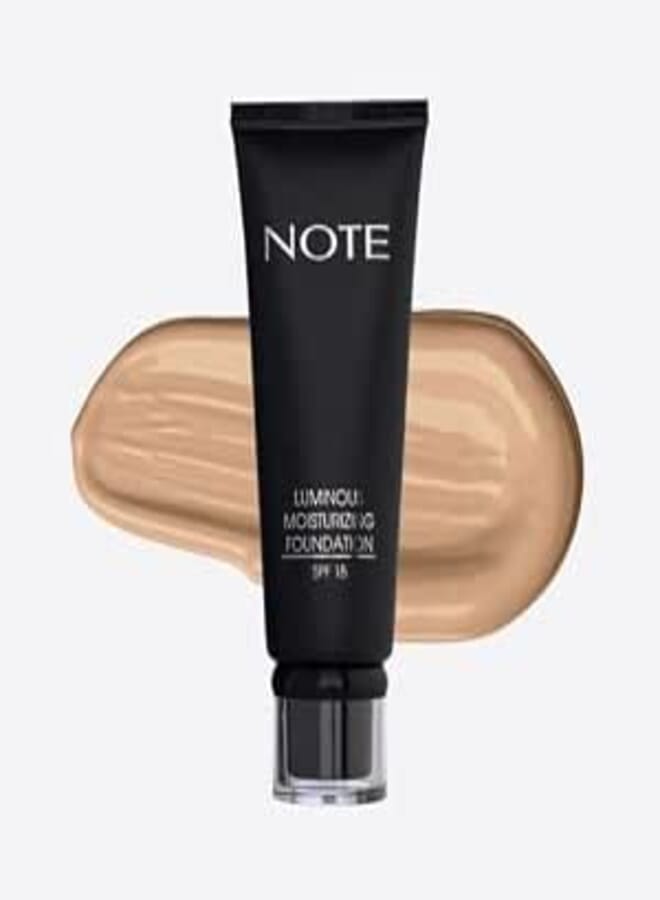 NOTE LUMINOUS MOISTURIZING FOUNDATION 105