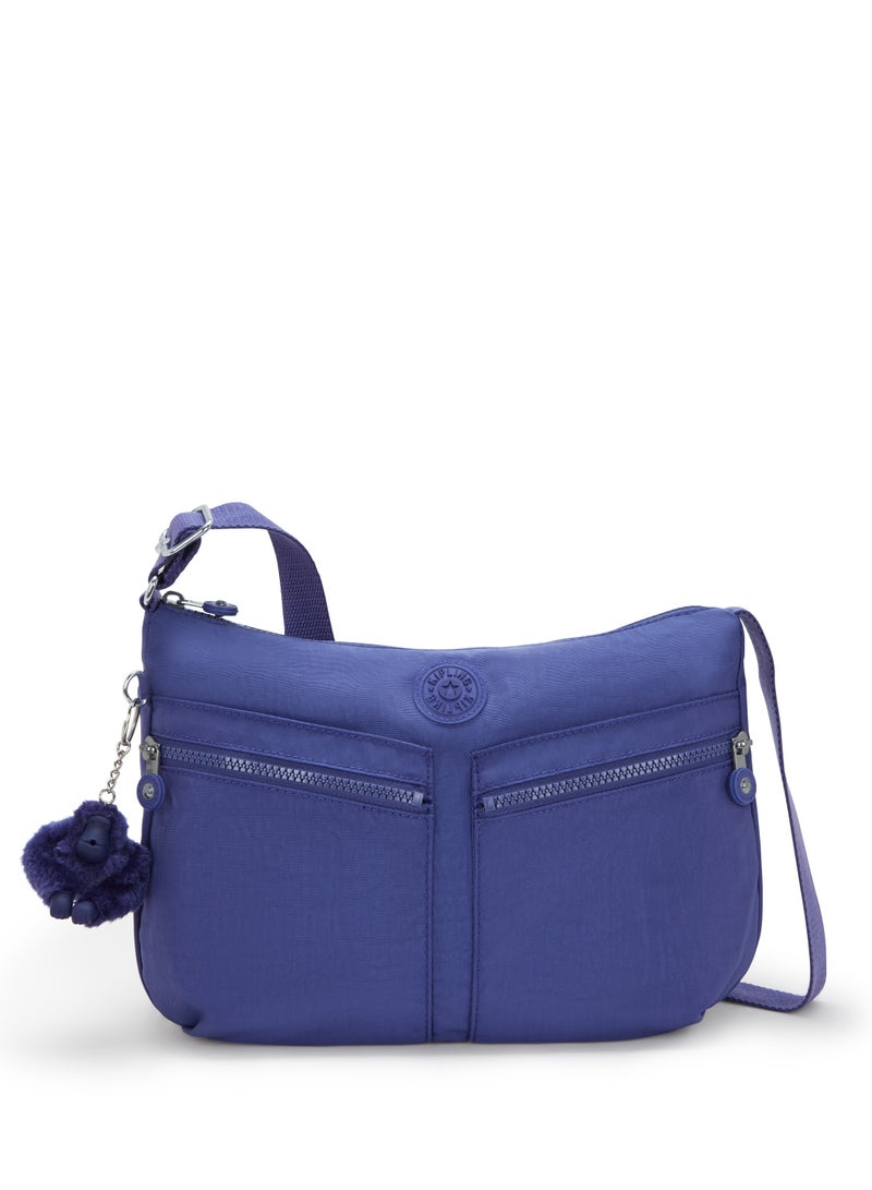 kipling Izellah Medium Across Body Shoulder Bag Ocean Blue - Image 1