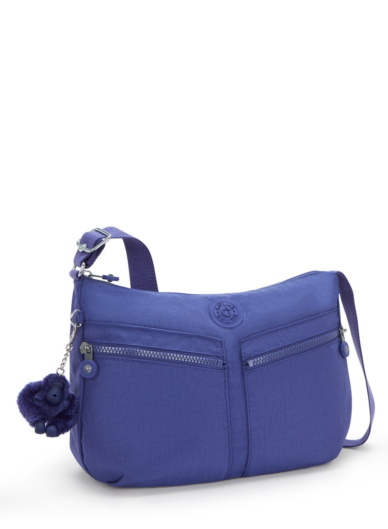 kipling Izellah Medium Across Body Shoulder Bag Ocean Blue - Image 2