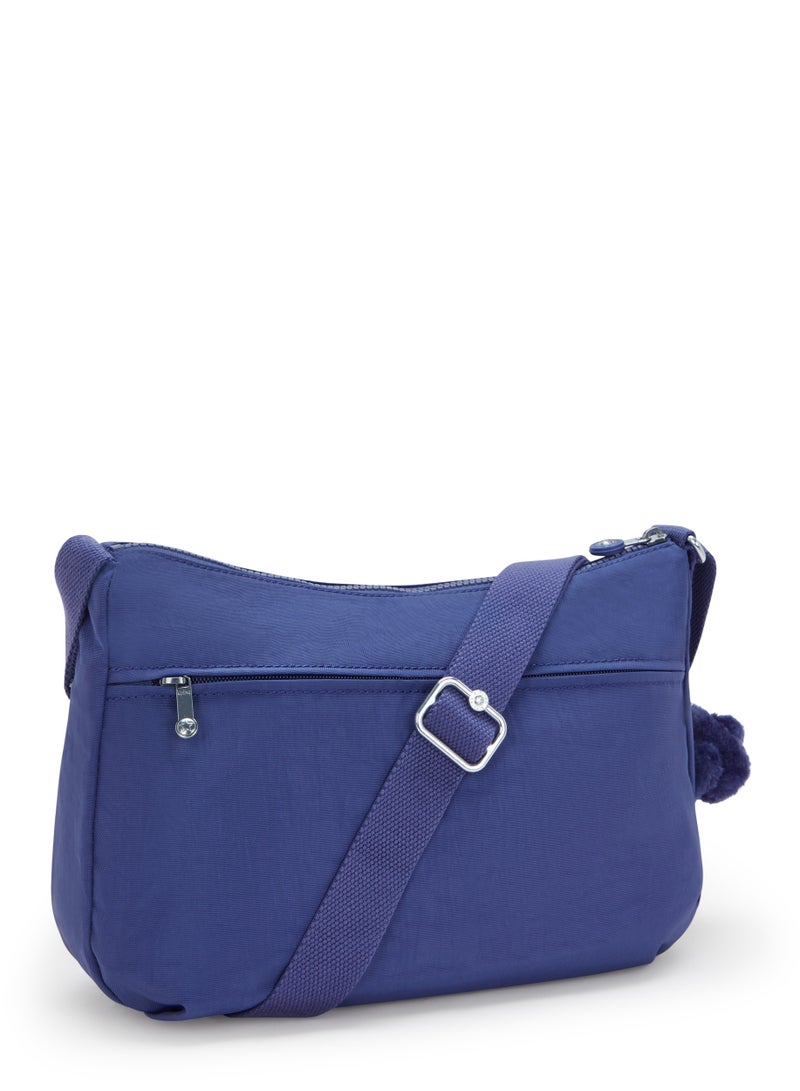 kipling Izellah Medium Across Body Shoulder Bag Ocean Blue - Image 3