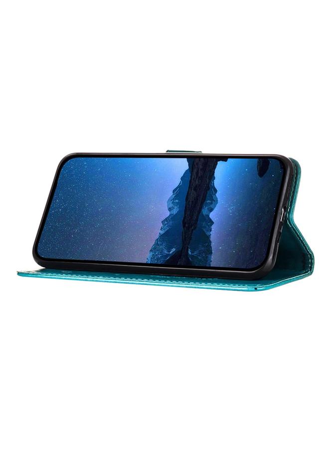 Zaboon Case For Huawei P50 Pro Embossed Butterfly Leather Phone Case - Image 4