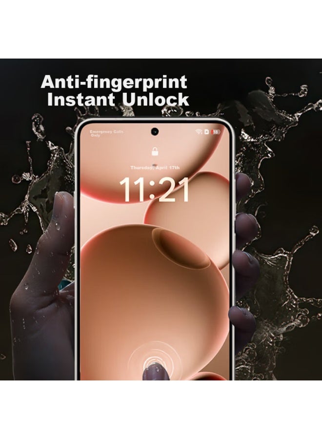 MAIKUQI Mccool Suitable For Oppo Find X8S Phone Tempered Film High-Definition Full-Screen Coverage Anti-Fingerprint Glass Film - 2 Pieces Pack - Image 2