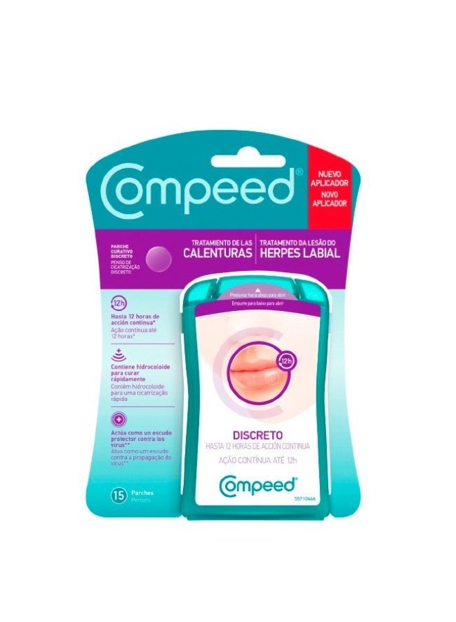 Compeed Cold Sore Discreet Healing Patch x15 - Image 1