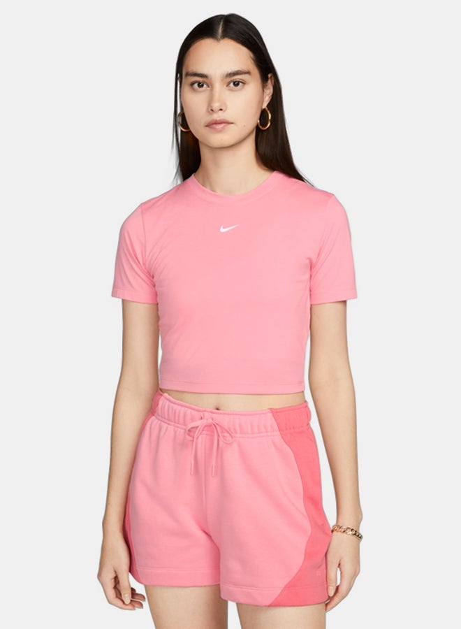 Nike Women's Nike Sportswear Essential Slim Crop Tee Labor  - Image 1