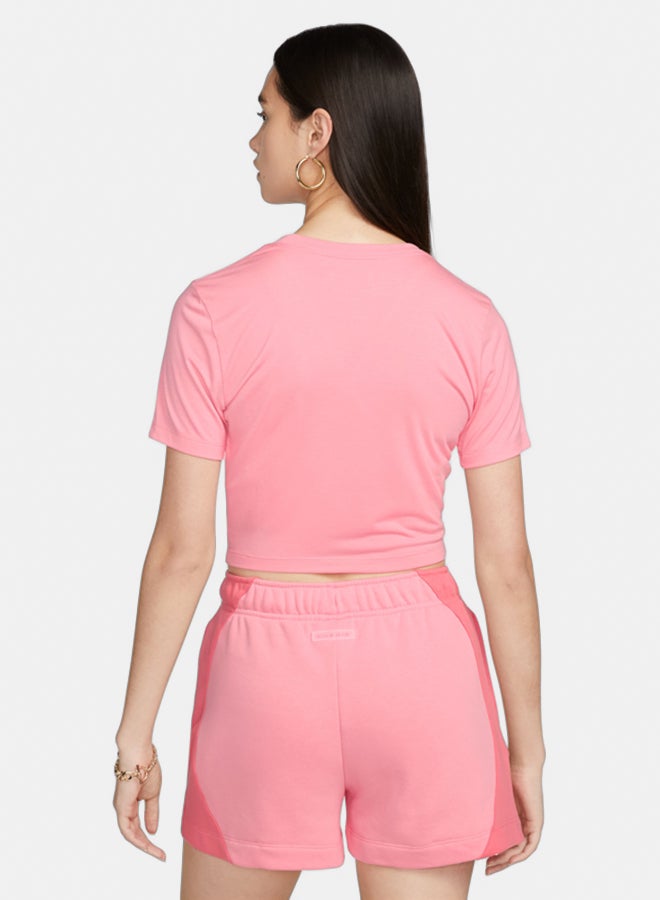 Nike Women's Nike Sportswear Essential Slim Crop Tee Labor  - Image 2