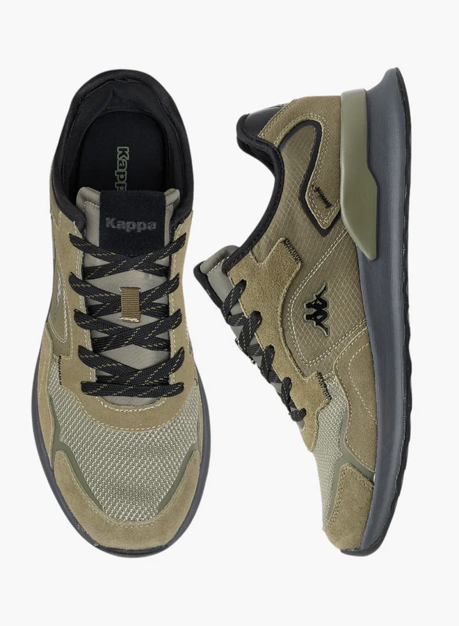 كابا Men's Logo Detail Sports Shoes with Lace-Up Closure