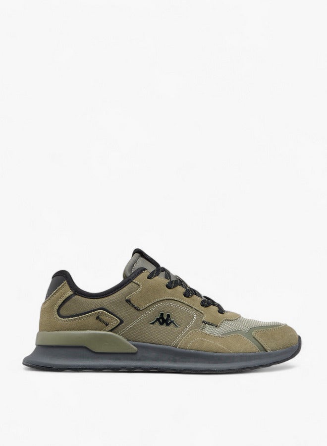 Kappa Men's Logo Detail Sports Shoes with Lace-Up Closure - Image 3