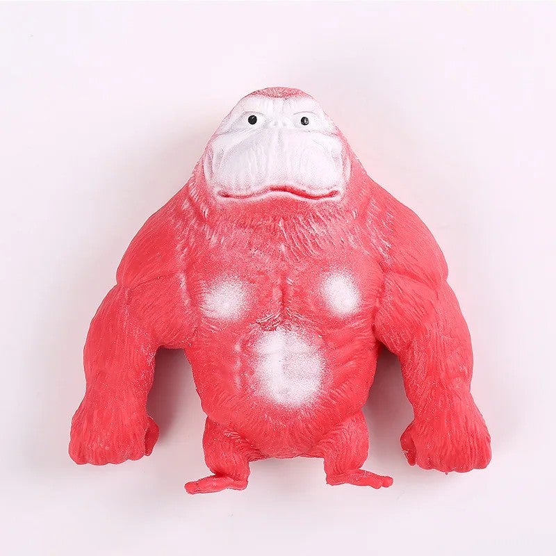 Y&D Syh505 Creative Sensory Fidget Toy Soft Plastic Squish Stretchy Gorilla Monkey Tiger Model for Girls' Stress Relief - Image 4