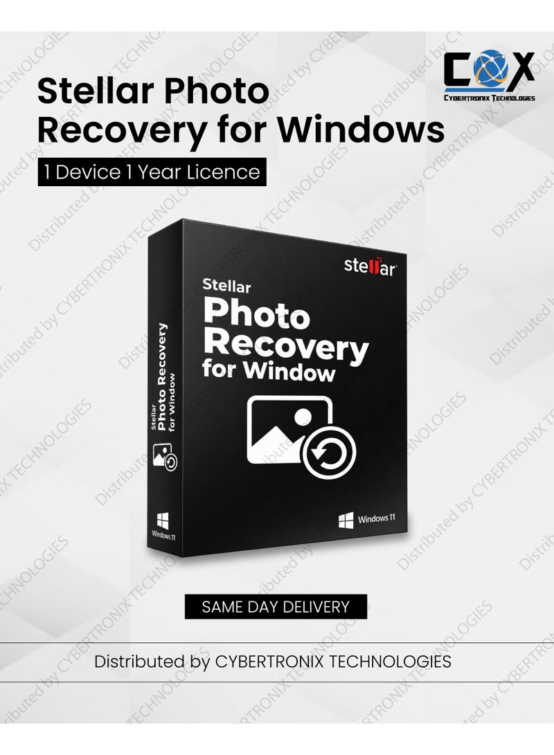 Stellar Photo Recovery for Windows | 1 Device for 1 Year | Digital License | Same Day Delivery