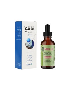 Vavo Rosemary Mint Scalp & Hair Strengthening Oil Infused W/Biotin & Encourages Growth 59ml + Vavo 2% Shampoo 100 ml 