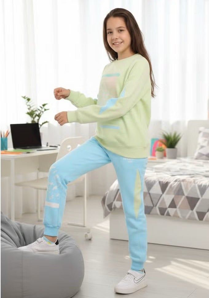 Macaw Girls 2-Piece Winter Outfit Set, 100% Cotton Padded Fabric, Thick Outer Layer, Anti-Pilling & Fade Resistant, Warm and Soft Set for Girls 6–12 Years - Image 2