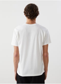 LC WAIKIKI Crew Neck Short Sleeve Printed Combed Cotton Men'S T-Shirt  - Image 4