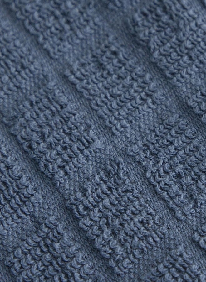 Ritz Premium Kitchen Towel and Dish Cloth Value Set: Highly Absorbent, Super Soft, Long-Lasting, 100% Cotton Checked and Solid Hand Towels, Tea Towels, Bar Towels - 12 Pack, Federal Blue/Graphite - Image 2