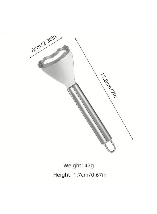 Stainless Steel Corn Planer Corn Cob Stripper Tool with Ergonomic Handle Portable Serrated Corn Stripper Thresher Kitchen Gadget  - Image 3