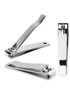 RAQTA Stainless Steel Straight Nail Clipper – Ultra Sharp Silver Nail Cutter for Fingers & Toes – Professional Grooming & Acrylic Nail Manicure  - Image 4