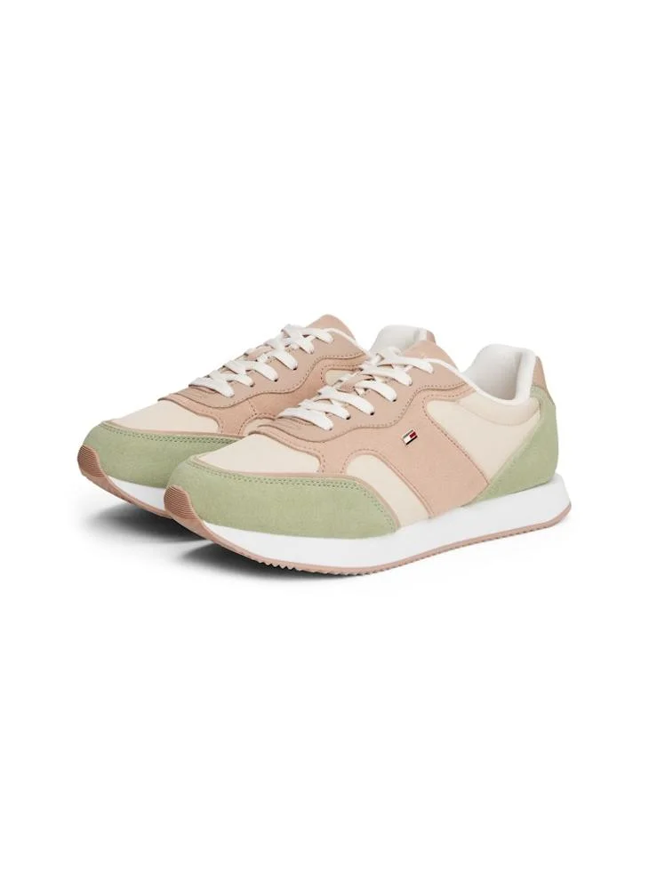 TOMMY HILFIGER Suede TH Monogram Trainers