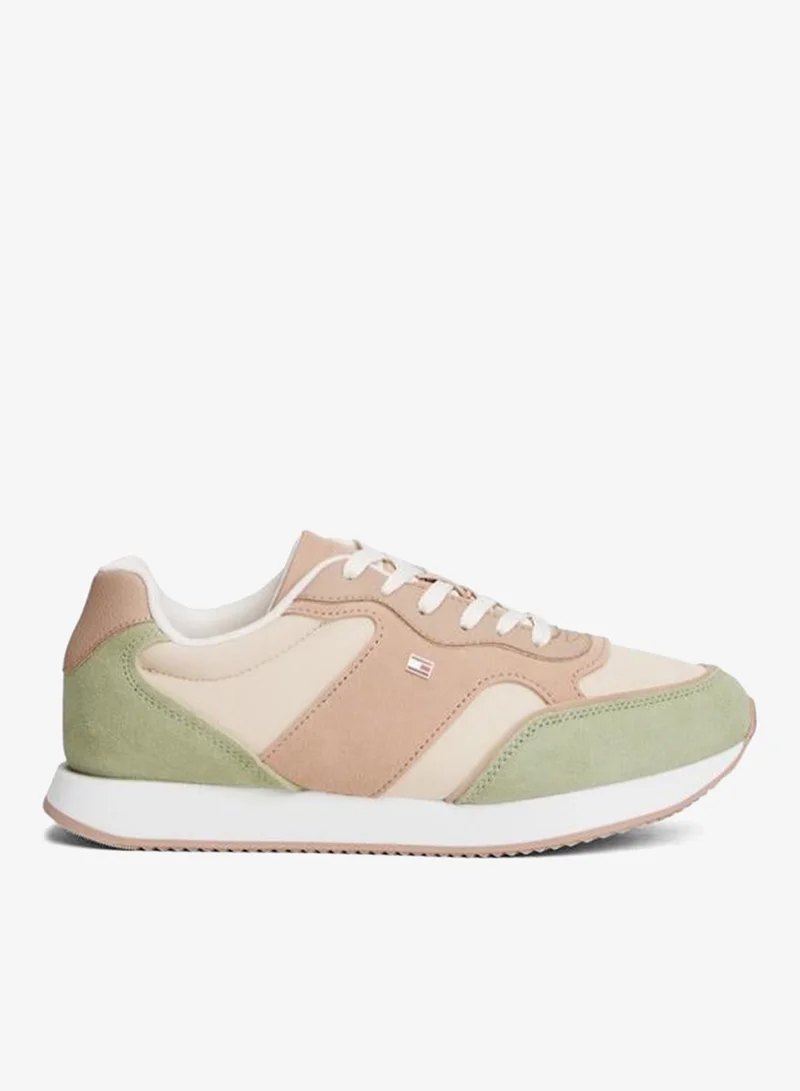 TOMMY HILFIGER Suede TH Monogram Trainers