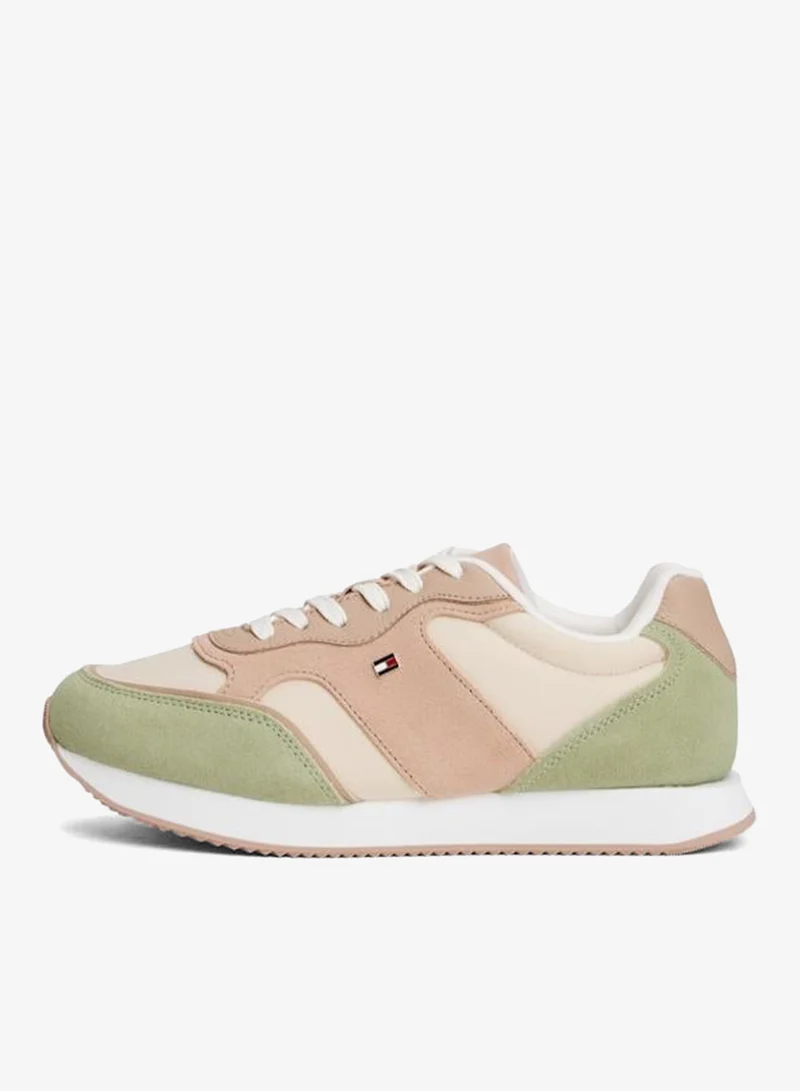 TOMMY HILFIGER Suede TH Monogram Trainers