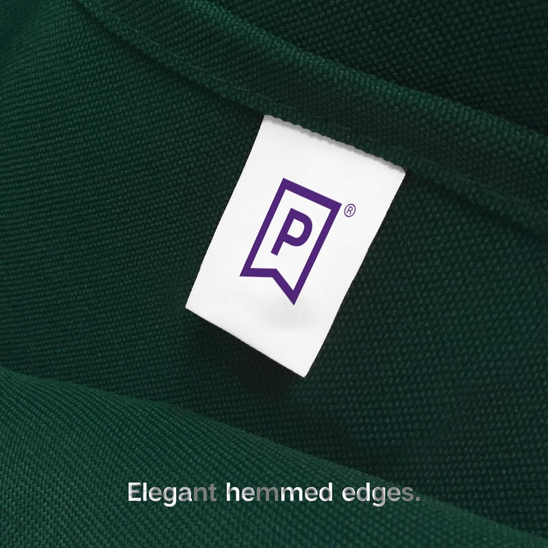 Gee Di Moda Fitted Tablecloth - 72 x 30 Inch Hunter Green Fitted Table Cloth for 6 Foot Rectangle Table - Heavy Duty Washable Fabric - for 6 Ft Buffet Table Holiday Party Dinner Wedding & Trade Show - Image 5