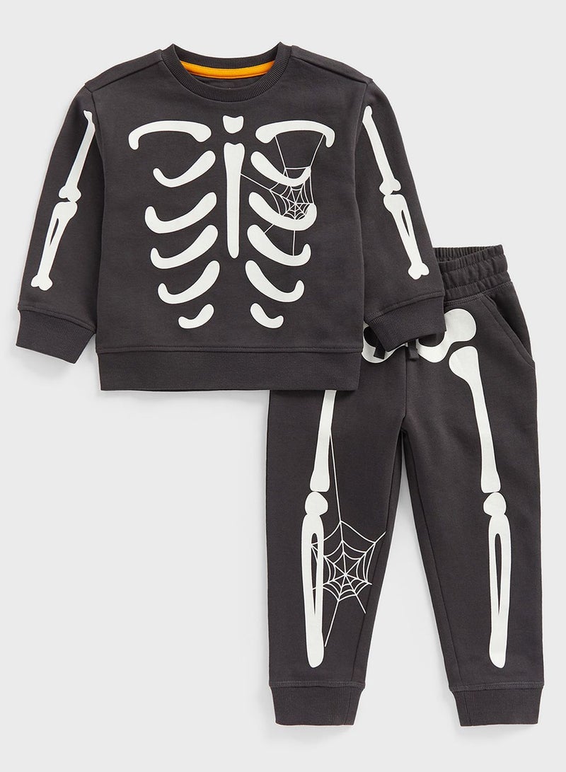 mothercare Youth Skeleton Tracksuit - Image 1