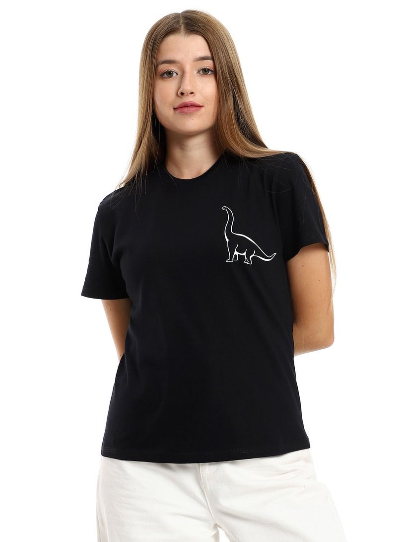 Mesery Cotton Printed T-Shirt For Women  - Image 1