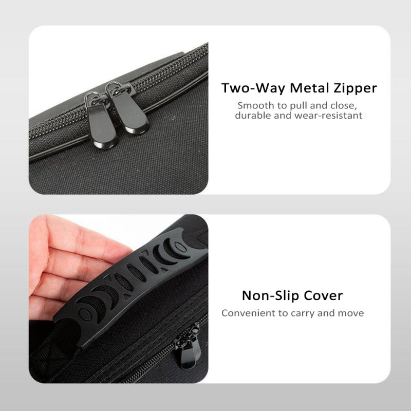 Ev Charging Cable Storage Bag: Black Square Oxford Cloth - Waterproof Coating, Smooth Double Metal Zipper Non-slip Handle for Trunk Vehicle Cable Storage - Image 5
