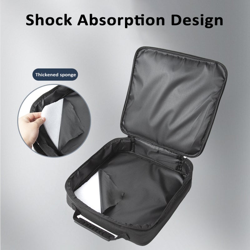 Ev Charging Cable Storage Bag: Black Square Oxford Cloth - Waterproof Coating, Smooth Double Metal Zipper Non-slip Handle for Trunk Vehicle Cable Storage - Image 4
