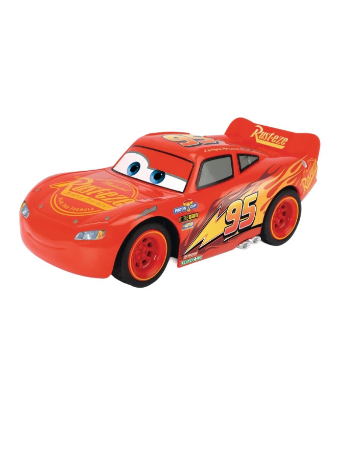 Jada Disney Pixar Turbo Racer Lightning McQueen RC Car (1:24, Red) - Image 2