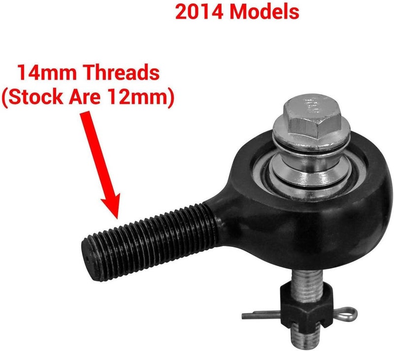 SuperATV Heavy Duty Tie Rods for Polaris RZR 1000/4 / Turbo - Image 5