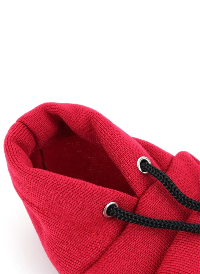 Generic Car Gear Shift Cover Car Shifter Mini Hoodie, Red  - Image 3