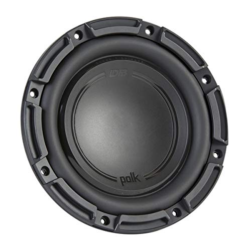 Polk Audio DB842 SVC - DB+ Series 8" Shallow Subwoofer for Marine/Car Sound System, 30Hz-200Hz Frequency Response, Single 4-Ohm Voice Coils & Polypropylene Woofer Cone - Image 2