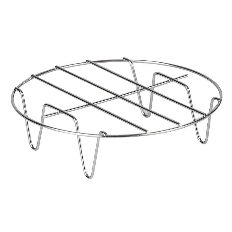 Baking Cooling Rack - Extra Strong Stainless Steel Round Grid for Cakes, Pies, & More - Perfect for Cooling, Grilling, & Shaping Pizza Dough - Durable, Easy to Clean, Kitchen Essential