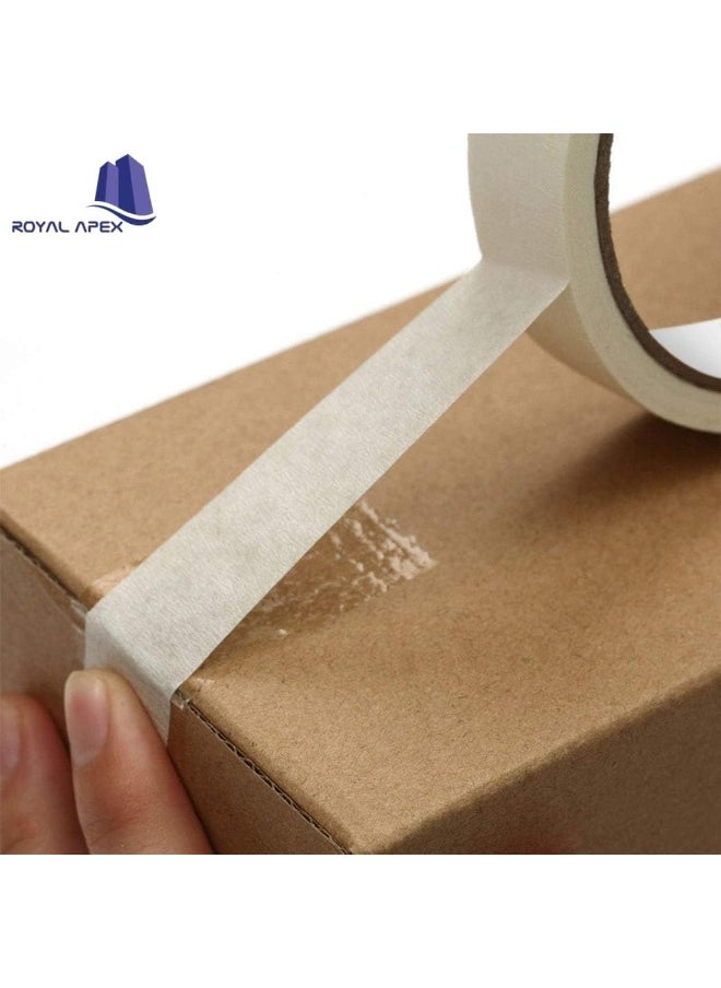 Royal Apex Royal Apex Adhesive Masking Tape General Purpose Painter's Tape Bulk for Painting, Labeling, Packing, Craft, Art, Home, Office, School Etc... (Pack of 6-2 Inch)  - Image 5