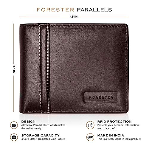 Forester Branded Stylish Brown Men's Genuine Leather Wallet/Purse - Image 3