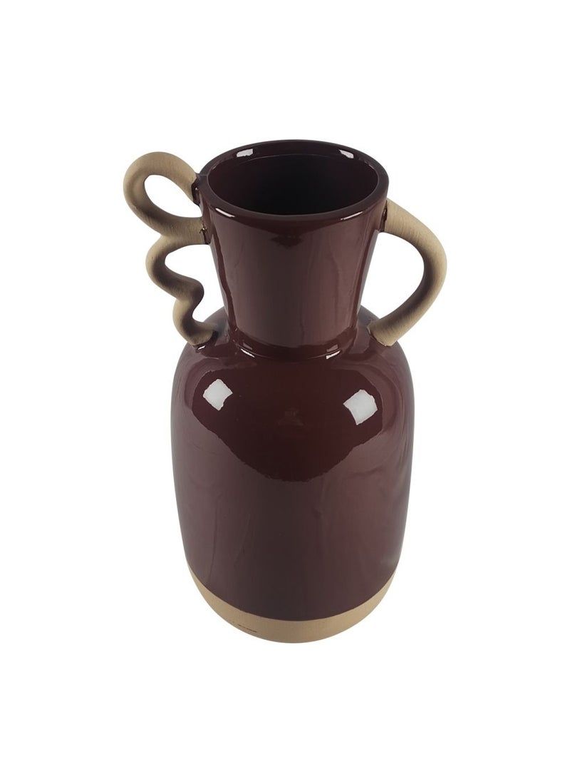 DANUBE HOME Celesta Vase Red 14.3X12.6X26.8Cm  - Image 2