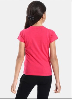 DIADORA Girls Cotton Printed T-Shirt  - Image 3