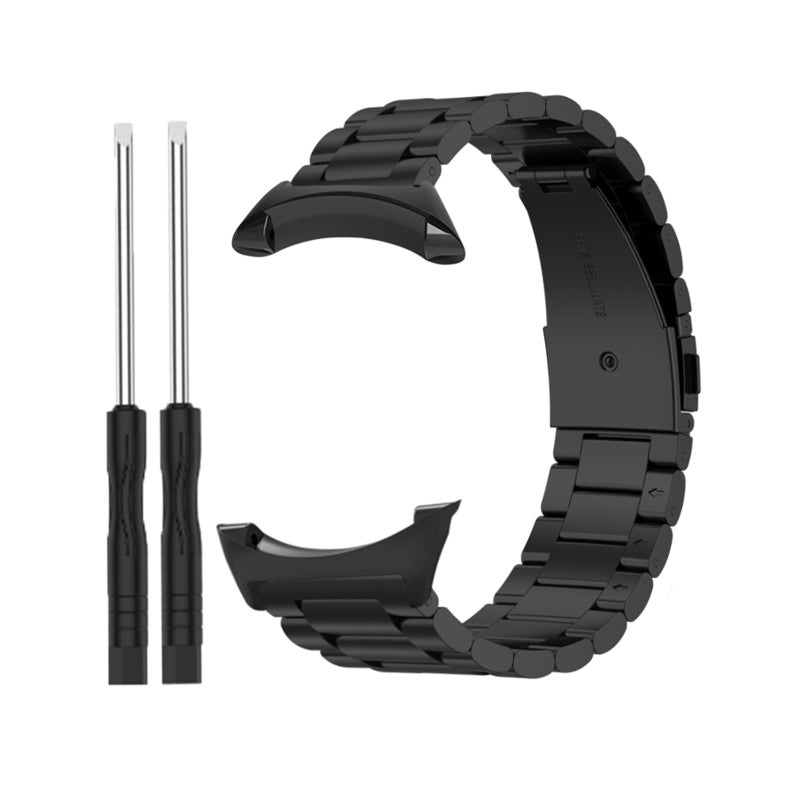 Smartwatch Adjustable Strap Vibrant Black Color - Personalized Look with High-Quality Durable Material for All Wrist Sizes - Image 1