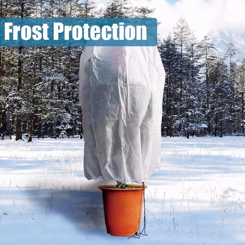 Agfabric Plant Covers Freeze Protection 1.2oz 72"x72" Shrub Cover,Winter Tree Cover for Season Extension&Frost Protection,White - Image 4