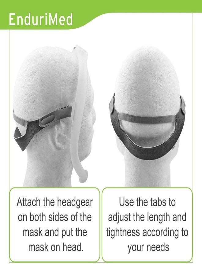 Endurimed Replacement for Respironics Dreamwear Headgear - CPAP Straps for Mask - Adjustable Head Strap for Dreamwear Nasal Mask - Full Adjustable Strap, Prevents Sleep Face Lines - Image 4